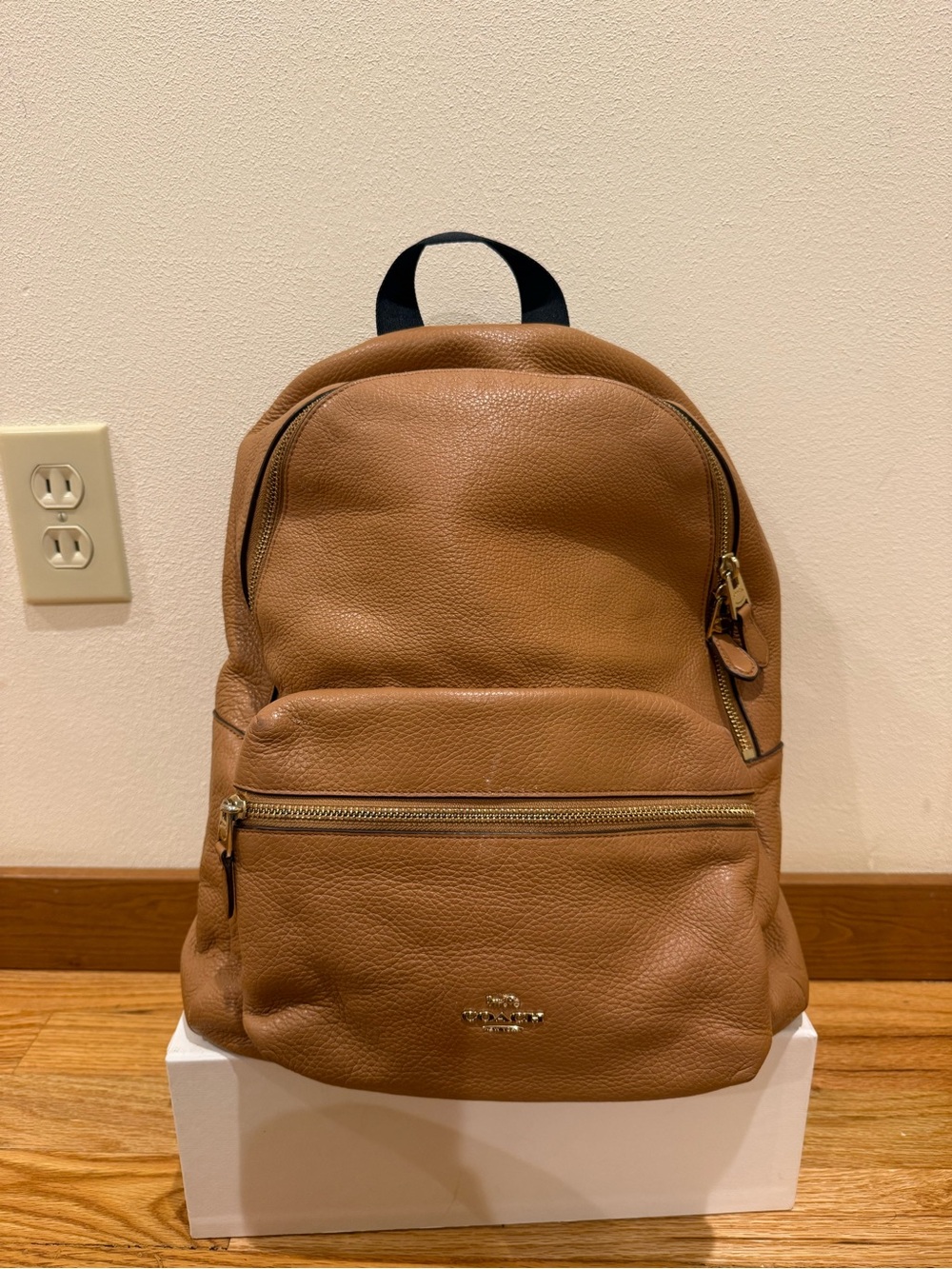 Coach Brown Leather 29004 Backpack Bag